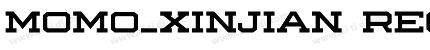 momo_xinjian Regular字体转换 momo_xinjian Regular字体转换